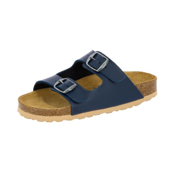 Lico Jungen Bioline Kids Pantoletten, Marine, 37 EU