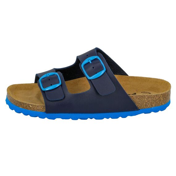 Lico Jungen BIOLINE KIDS Pantoletten, Marine/ Blau, 35 EU