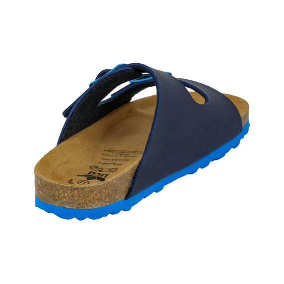 Lico Jungen BIOLINE KIDS Pantoletten, Marine/ Blau, 34 EU
