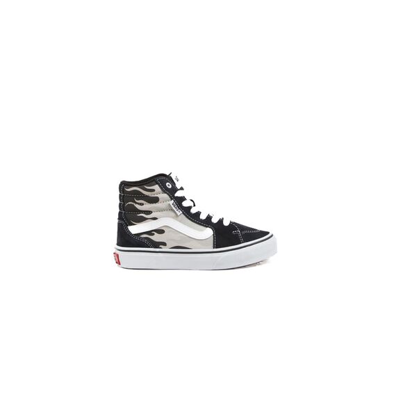 Vans Filmore Hi, Unisex Kinder Sneaker, Tonal Flames Grey/White,