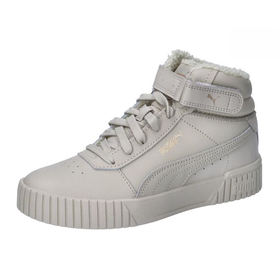 Puma Women Carina 2.0 MID WTR Sneaker, Desert DUST-Puma Gold, 40.5 EU
