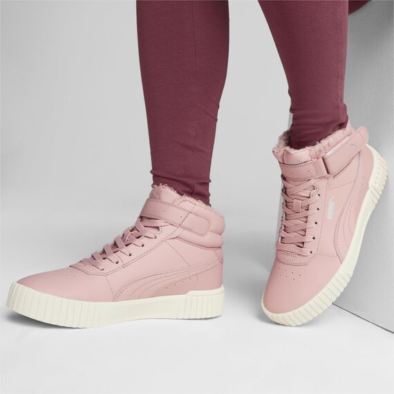 PUMA Damen Carina 2.0 Mid WTR Sneaker, Rosa (Future Pink Silver Alpine Snow Metallic White), 36 EU