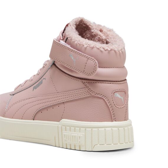 PUMA Damen Carina 2.0 Mid WTR Sneaker, Rosa (Future Pink Silver Alpine Snow Metallic White), 39 EU