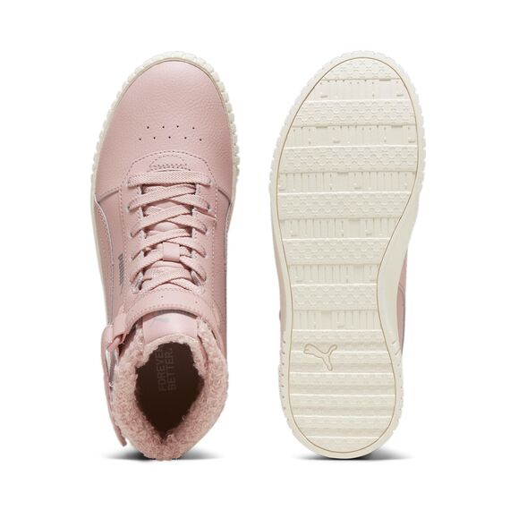 PUMA Damen Carina 2.0 Mid WTR Sneaker, Rosa (Future Pink Silver Alpine Snow Metallic White), 42.5 EU