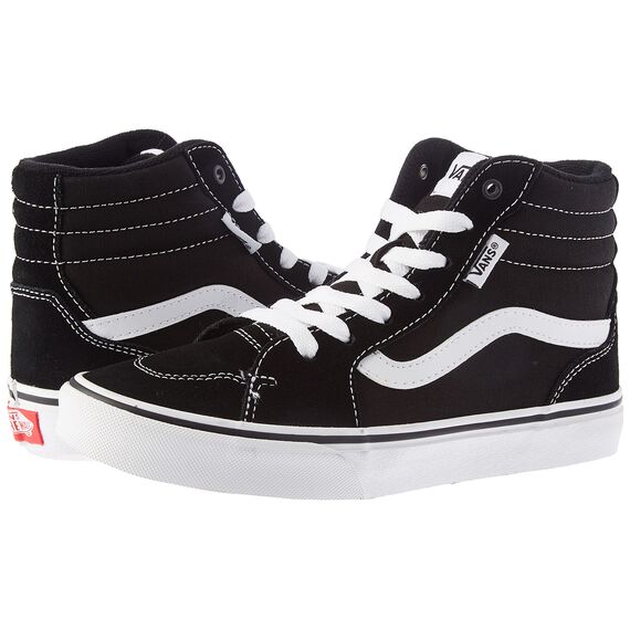 Vans Unisex Kinder Filmore Hi Sneaker Filmore Hi Trainers, (Suede/Canvas) black/white, 37 EU