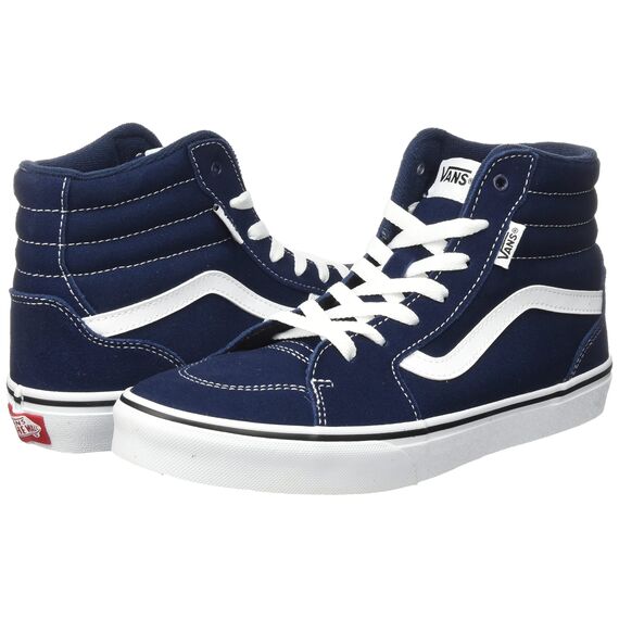 Vans Unisex Kinder Filmore Hi Sneaker, Canvas Suede Dress Blues White, 30 EU