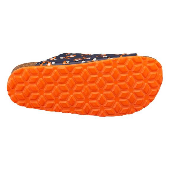 Lico Unisex Kinder Bioline Motru Pantoletten, Marine Orange, 29 EU