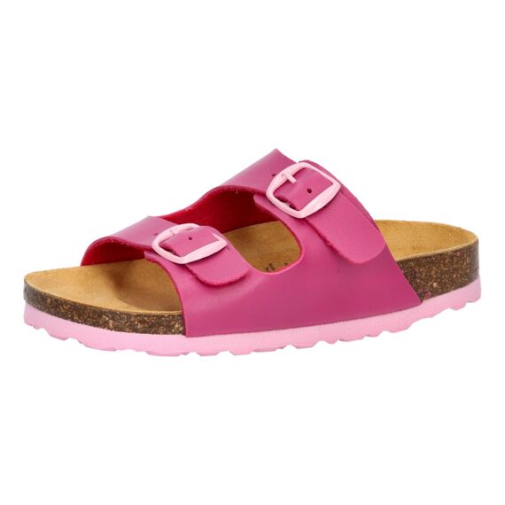 Lico Bioline Kids Pantoletten, Pink/Rosa, 28 EU