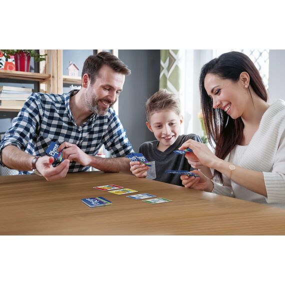 Mattel Phase 10 Junior - Rommé-artiges Spiel mit Mehreren Spielebenen, 56 Karten mit Tierbildern, für 2 bis 4 Spieler, für Kinder ab 4 Jahren, GXX06