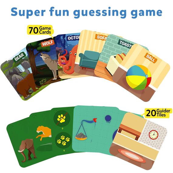 Skillmatics Kartenspiel: Guess in 10 Junior Animals & Inside My House Combo | Geschenke, super lustig & pädagogisch für Kinder im Alter von 3–6 Jahren