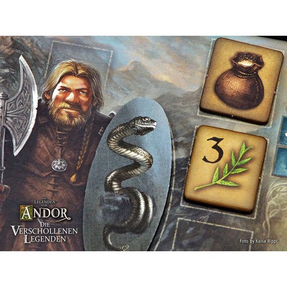 Kosmos 690908 Die Legenden von Andor - Die verschollenen Legenden Alte Geister, Erweiterung für das Grundspiel Die Legenden von Andor, ab 10 Jahren, Fantasy-Brettspiel