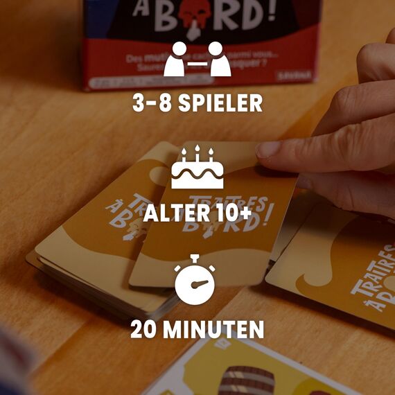 SAVANA Verräter an Bord - Bluffen, Strategie, Spaß, & Verrat | Kartenspiel für Jugendliche & Erwachsene | 3-8 Spieler | Ab 10 Jahren | Gesellschaftsspiel für Familie & Freunde