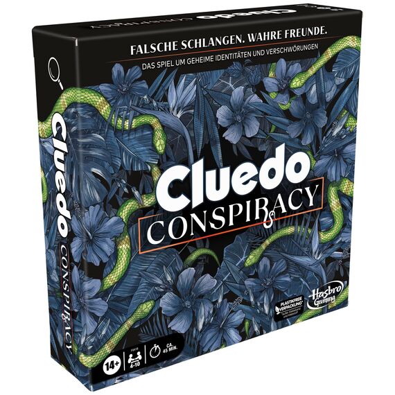 Hasbro Gaming Cluedo Conspiracy Brettspiel für Erwachsene und Jugendliche, deutsche Version des Mystery Games, für 4-10 Spieler und ab 14 Jahren