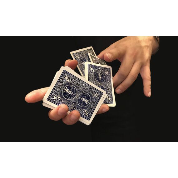 Bicycle 1001781 Kartendeck Standard 2er-Pack Rot & Blau Rommé-Karten, Pokerkarten, Zauberkarten/Klassische Rider Back Rückseite/hochwertiges Kartenspiel, ab 10 Jahren, Poker