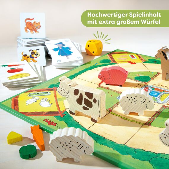 HABA Mein erster Spieleschatz - Große Spielesammlung für Kinder ab 3 Jahren – 10 Klassische Spiele: Memory, Lauf- & Farbspiele – 1004278001