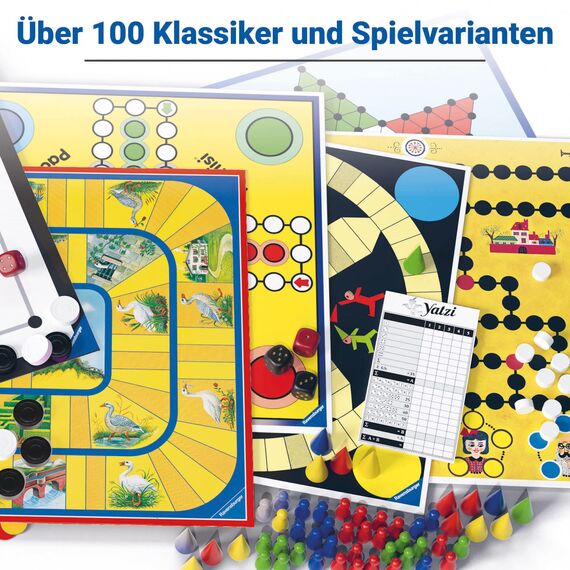 Ravensburger Spielesammlung 27293 Familienspiele 2022 D - Spielesammlung für die ganze Familie, Spiel für Kinder und Erwachsene ab 4 Jahren, für 2-10 Spieler