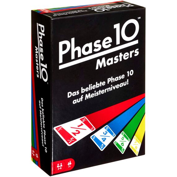 Mattel Games Phase 10 Masters Kartenspiel, Geeignet für 2 - 6 Spieler, Spielzeit ca. 60 - 90 Minuten, ab 7 Jahren, Deutsche Version, FPW34