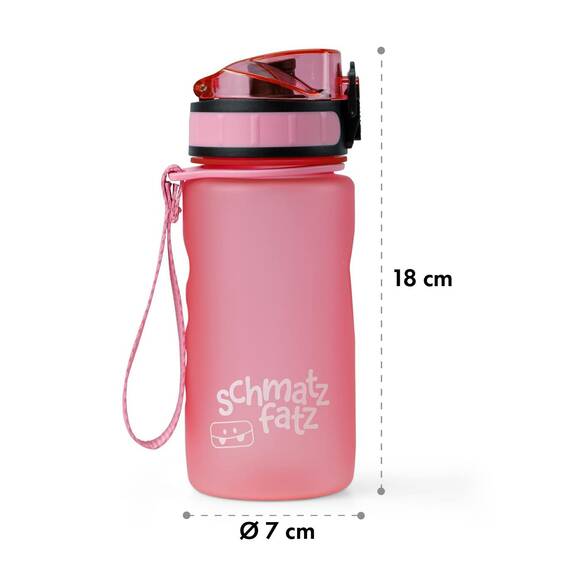 Klarstein Sportflasche, Sport-Wasserflasche, hält kaltes Wasser, Trinkflasche für Erwachsene, Männer, Frauen und Kinder, BPA-frei, auslaufsicher, 350 ml, Rosa