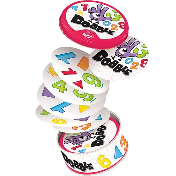 Zygomatic Asmodee Dobble 1, 2, 3 | Kinderspiel | Kartenspiel | 1-5 Spieler | Ab 3+ Jahren | 10+ Minuten | Deutsch