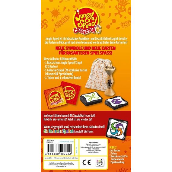 Zygomatic, Jungle Speed Collector, Partyspiel, Kartenspiel, 2-10 Spieler, Ab 7+ Jahren, 15 Minuten, Deutsch