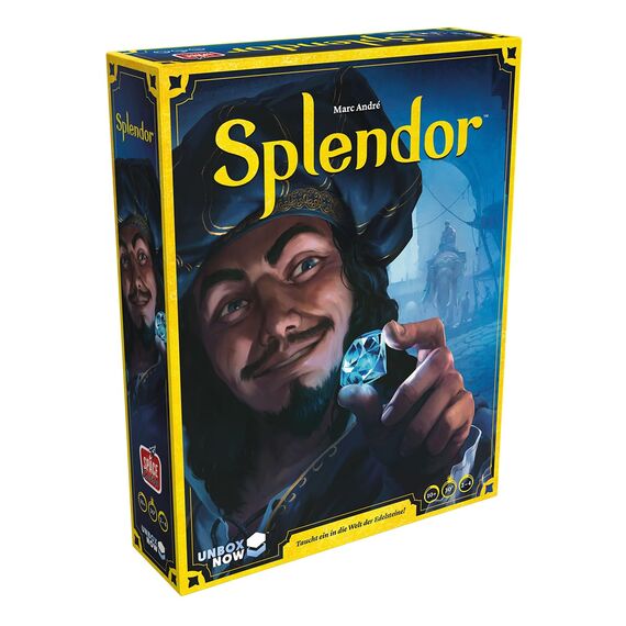 Asmodee, UNbox Now, Splendor, Grundspiel, Familienspiel, Nominiert zum Spiel des Jahres 2014, 2-4 Spieler, Ab 10+ Jahren, 30 Minuten, Deutsch