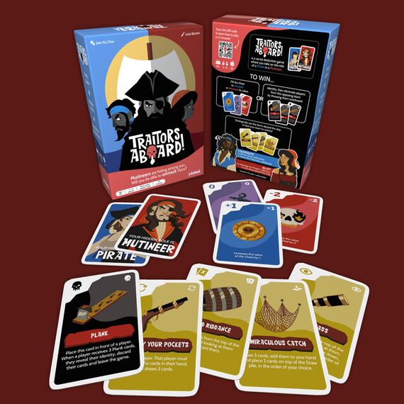 SAVANA Verräter an Bord - Award Winning Secret Identity Party Game - Spaß, Strategie und Verrat | Leicht zu erlernen, 15 Minuten Runde | beliebte Spiele für 3-8 Spieler | Alter 10 +