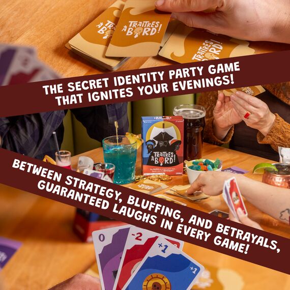 SAVANA Verräter an Bord - Award Winning Secret Identity Party Game - Spaß, Strategie und Verrat | Leicht zu erlernen, 15 Minuten Runde | beliebte Spiele für 3-8 Spieler | Alter 10 +