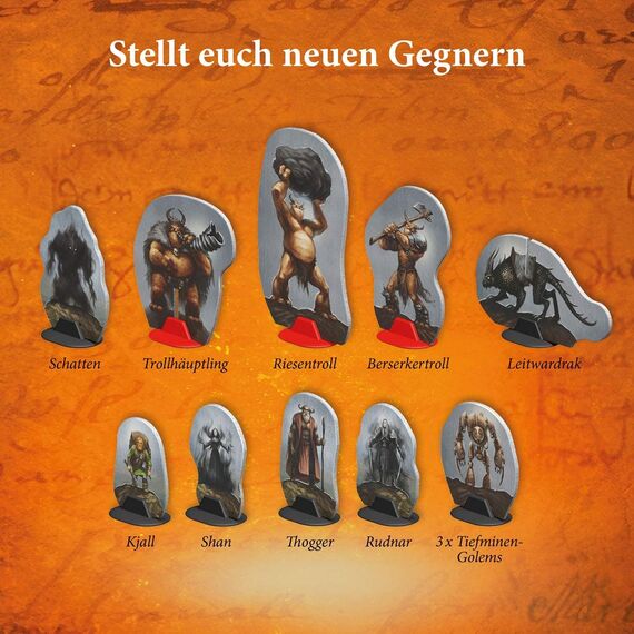 KOSMOS 680480 Die Legenden von Andor – Die verschollenen Legenden – Düstere Zeiten, Erweiterung für das Grundspiel Die Legenden von Andor, Fantasy-Brettspiel ab 10 Jahre