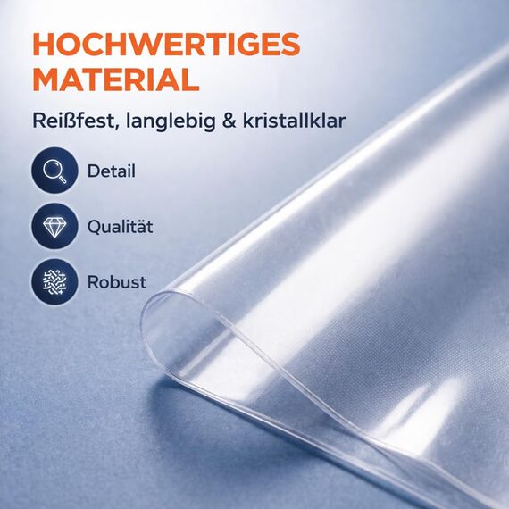 15x Buchumschlag DIN A4 transparent - Buchhülle & Umschlag durchsichtig & klar- für Bücher, Hefte, Buchschoner & Hefthülle