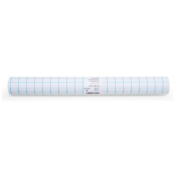 HERMA 7010 Buchschutzfolie selbstklebend transparent, 10 m x 40 cm, reiß- & wasserfest Bucheinschlagfolie, glänzende Buchfolie aus robuster Polypropylen-Folie für dauerhaftes Einbinden