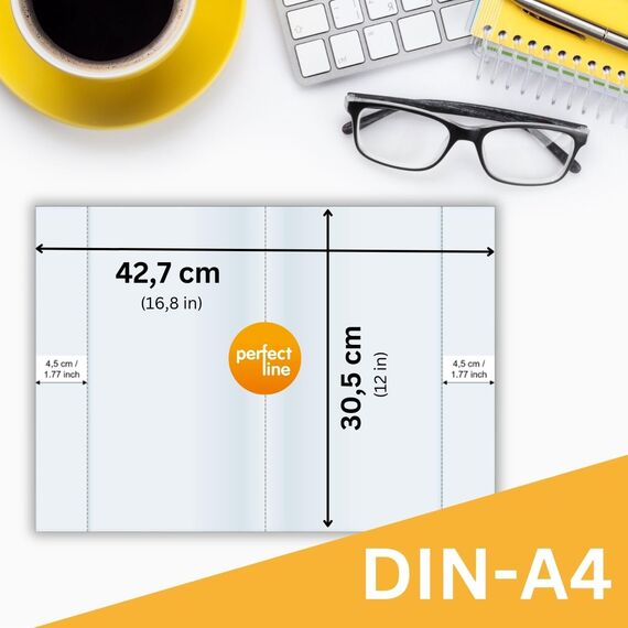 perfect line 25 Bast-Hefthüllen DIN-A4, 9 Farben, Heftumschlag mit Beschriftungsetikett, Heftschoner aus recycelbarem PP, dokumentenecht (1 x 25 Stk.)
