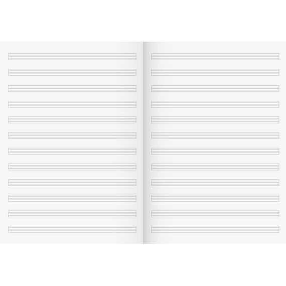 Brunnen 1046340 Notenheft A4, 16 Blatt