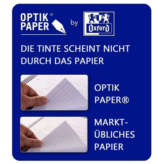 Oxford Schulheft A4, 16 Blatt, Lineatur 25, liniert, 2 Stück
