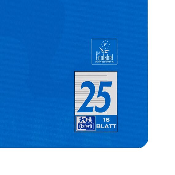Oxford Schulheft A4, 16 Blatt, Lineatur 25, liniert, 2 Stück