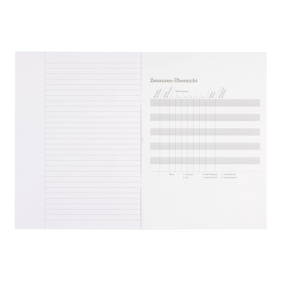 Limit Schulheft A4, 16 Blatt, Lineatur 25, Liniert Mit Rand, 5 Stück