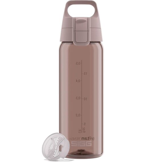 Sigg - Tritan Trinkflasche - Total Color ONE Morning Dusk - Für Kohlensäurehaltige Getränke Geeignet - Spülmaschinenfest - Auslaufsicher - Leicht - BPA-frei - Dusk - 0.6L