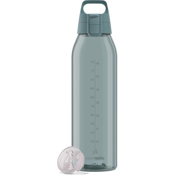 Sigg - Tritan Trinkflasche - Total Color ONE Morning Blue - Für Kohlensäurehaltige Getränke Geeignet - Spülmaschinenfest - Auslaufsicher - Leicht - BPA-frei - Blau - 1.5L