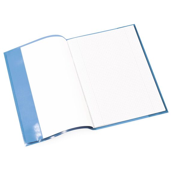 HERMA 7493 Heftumschlag A4 Transparent Blau, Hefthülle aus strapazierfähiger & abwischbarer Polypropylen-Folie, durchsichtige Heftschoner für Schulhefte, farbig