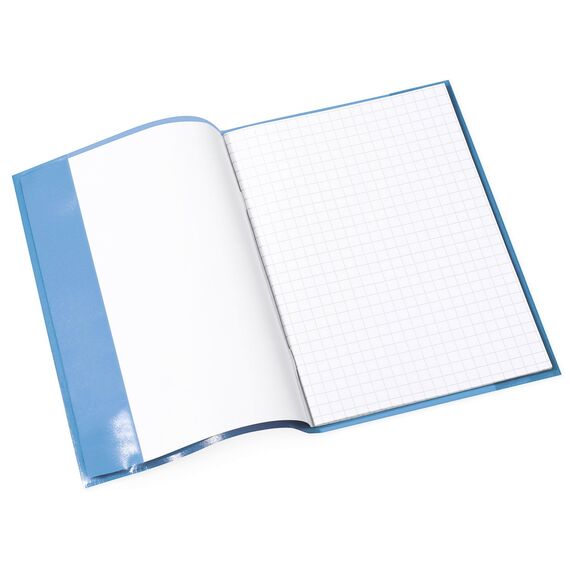 HERMA 7483 Heftumschlag A5 Transparent Blau, Hefthülle aus strapazierfähiger & abwischbarer Polypropylen-Folie, durchsichtige Heftschoner für Schulhefte, farbig