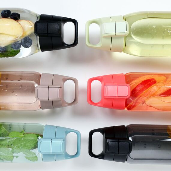 Sigg - Tritan Trinkflasche - Total Color ONE Watermelon - Für Kohlensäurehaltige Getränke Geeignet - Spülmaschinenfest - Auslaufsicher - Leicht - BPA-frei - Rosa - 1L