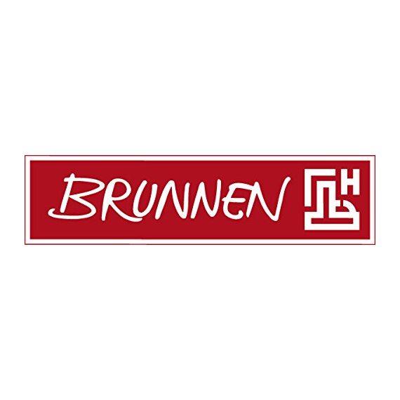 Brunnen 104052500 Hefthülle für A5 mit Namensschild und Strukturprägung/Baststruktur, 1 Umschlag, weiß (Packung mit 2)
