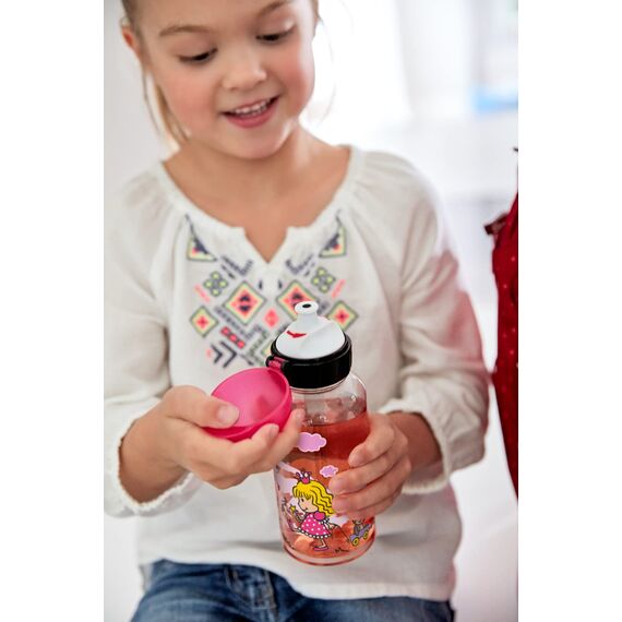 Emsa 518121 Kinder-Trinkflasche | 400 ml | Kids Pirate | Sicherheitsverschluss | 100 % dicht | BPA frei | hygienisch | Tritan, 7 x 7 x 18 cm