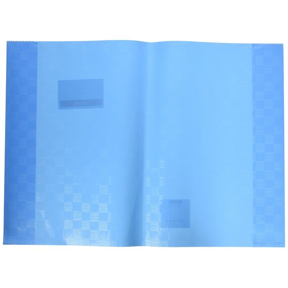 Brunnen 104052434 Hefthülle/Heftumschlag (A4, Folie, mit Namensschild) hellblau (Packung mit 2)