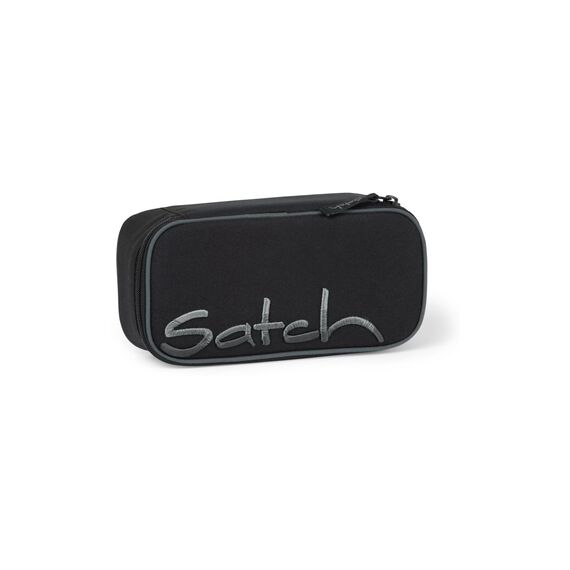 Satch Schlamperbox extra groß inkl. Trennfach Reißverschlussfach Stiftehalter Geodreieck Sichtfenster für Stundenplan Nordic Coral - Korall