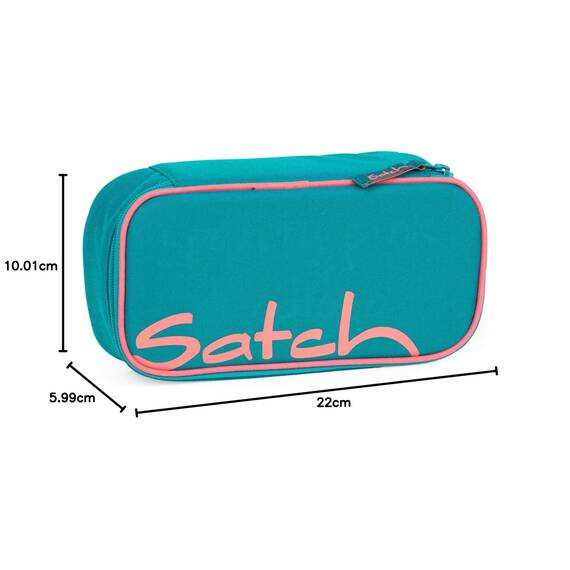 Satch Stiftebox Ready Steady Freizeit und Sportbekleidung Uni Kinder, Petrol Pink (Mehrfarbig), One Size