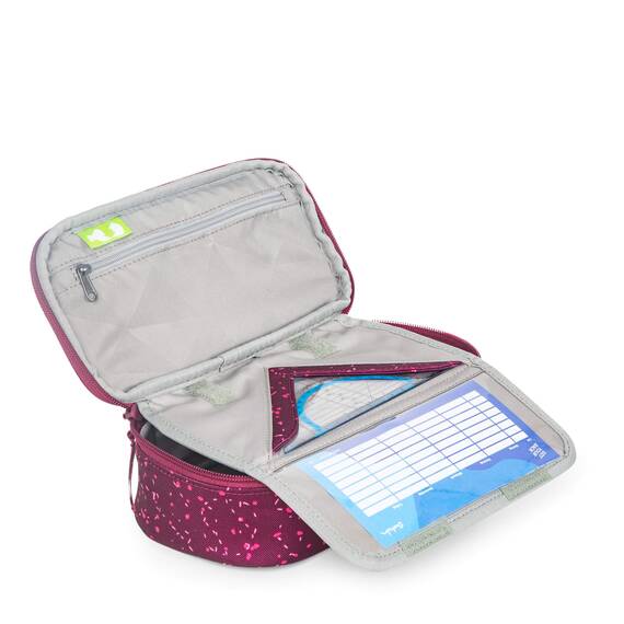Satch Stiftebox Ready Steady Freizeit und Sportbekleidung Uni Kinder, Petrol Pink (Mehrfarbig), One Size