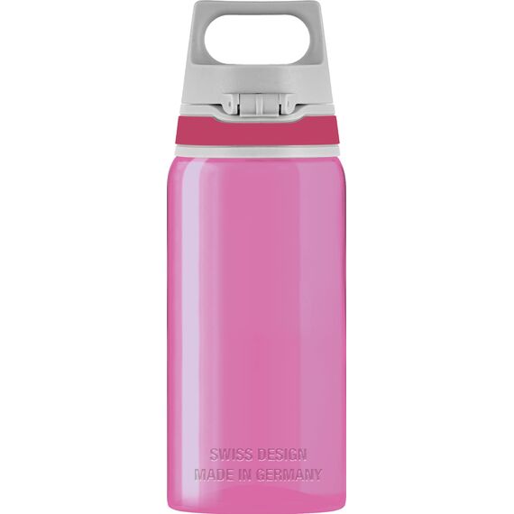 SIGG - Trinkflasche Kinder - Viva One Berry - Für Kohlensäurehaltige Getränke Geeignet - Auslaufsicher - Spülmaschinenfest - BPA-frei - Sport & Schule - Pink - 0,5L