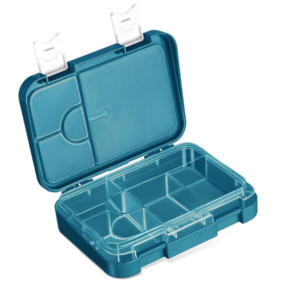 My Vesperbox® Brotdose für Kinder mit Fächern [LEN] - Lunchbox mit Trennfächern - Bento Box - Jausenbox - Brotzeitbox für Schule & Kindergarten - Vesperdose für Jungen & Mädchen