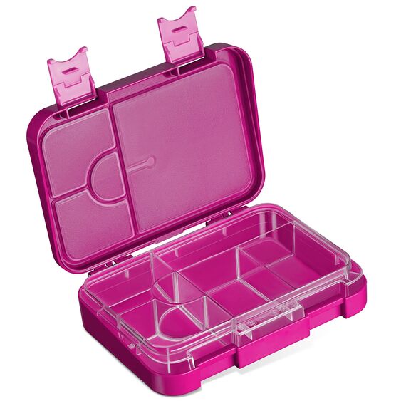 My Vesperbox® Brotdose für Kinder mit Fächern [LEN] - Lunchbox mit Trennfächern - Bento Box - Jausenbox - Brotzeitbox für Schule & Kindergarten - Vesperdose für Jungen & Mädchen