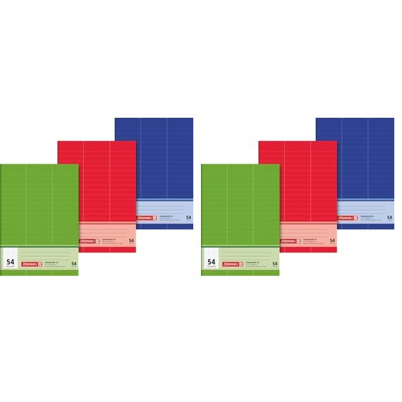 Brunnen Vokabelheft A5 32Bl Lin54 (Packung mit 2)